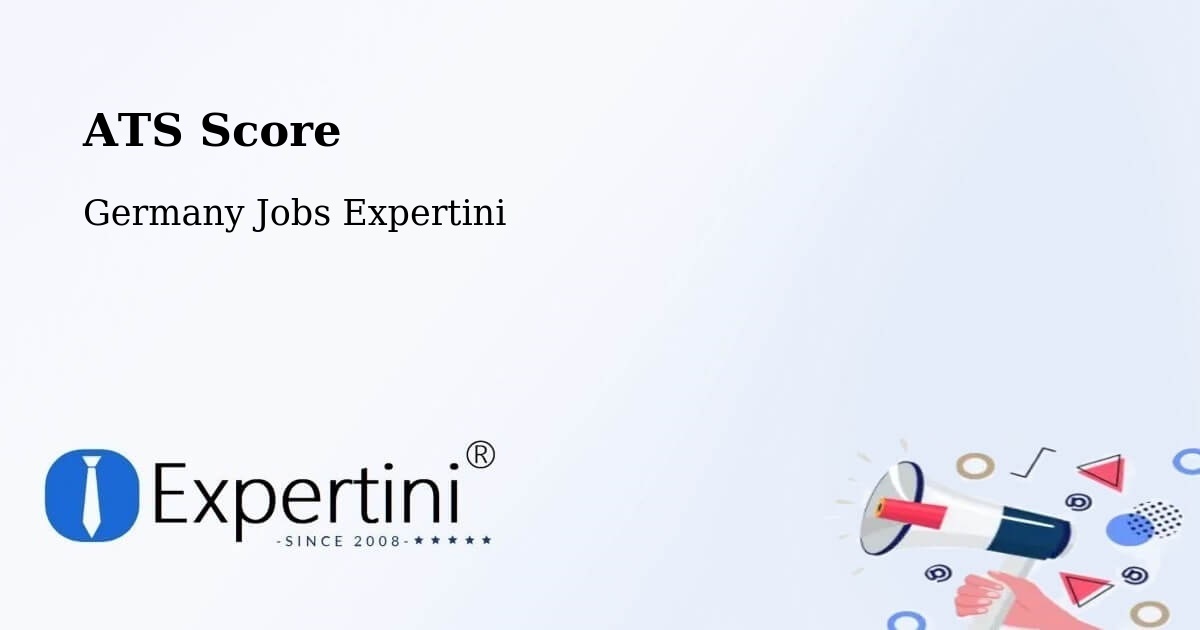 Resume ATS Score & Job Description Match Tool – Rochlitz - Germany Jobs Expertini