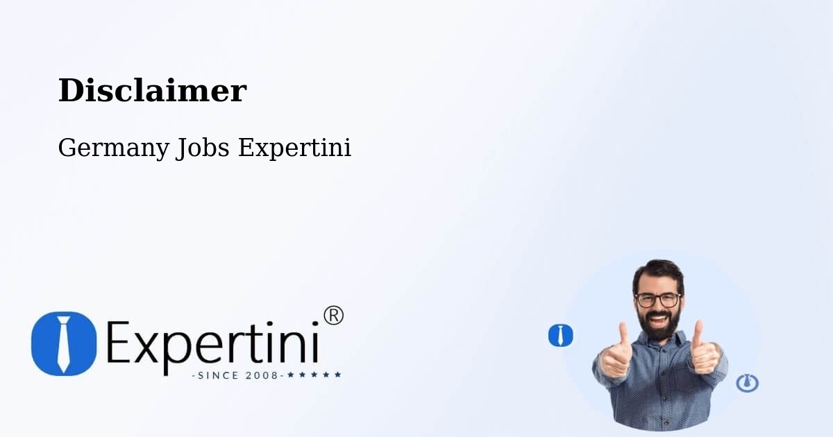 Disclaimer – Rochlitz - Germany Jobs Expertini